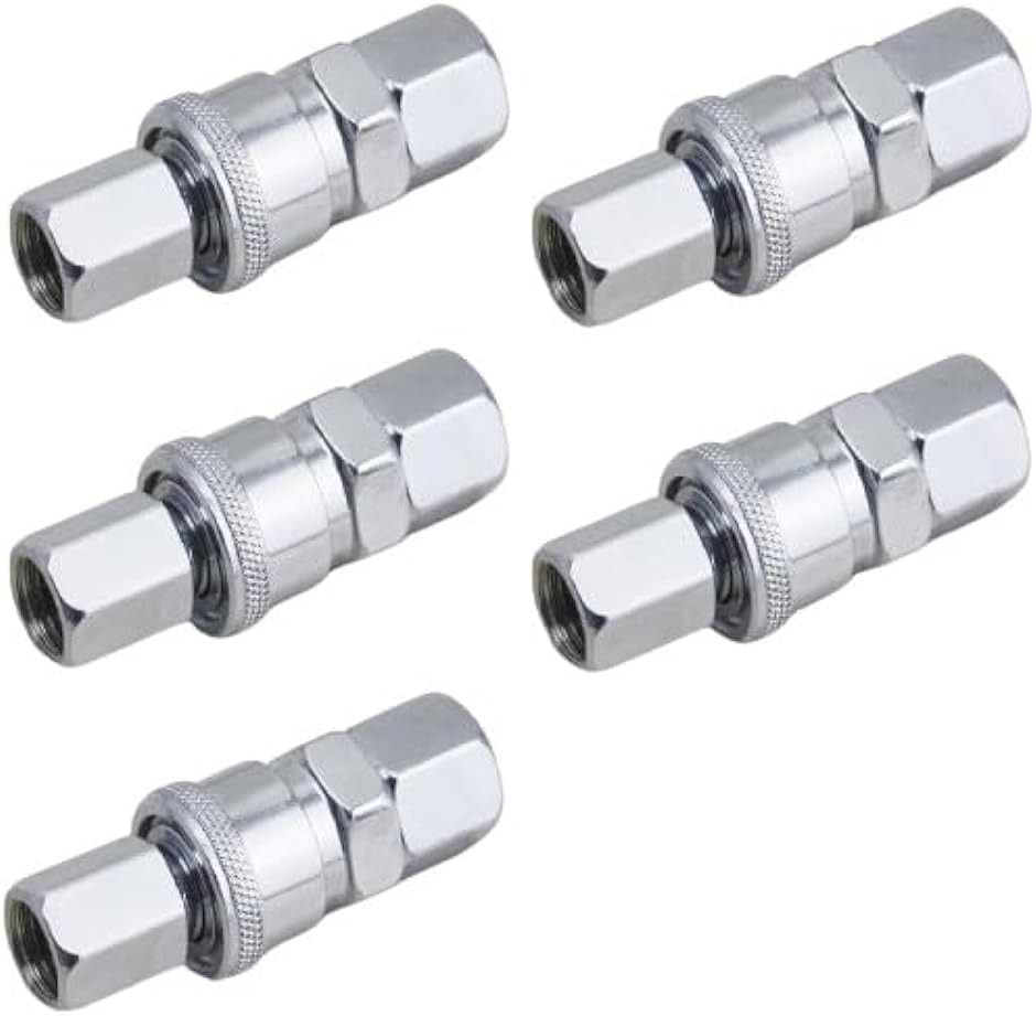 キシューンバルブ【7点セット】エアーホース カプラー ソケット90°エルボ仕様 キシューンバルブ＋【90°エルボ仕様】専用カプラーソケットセット