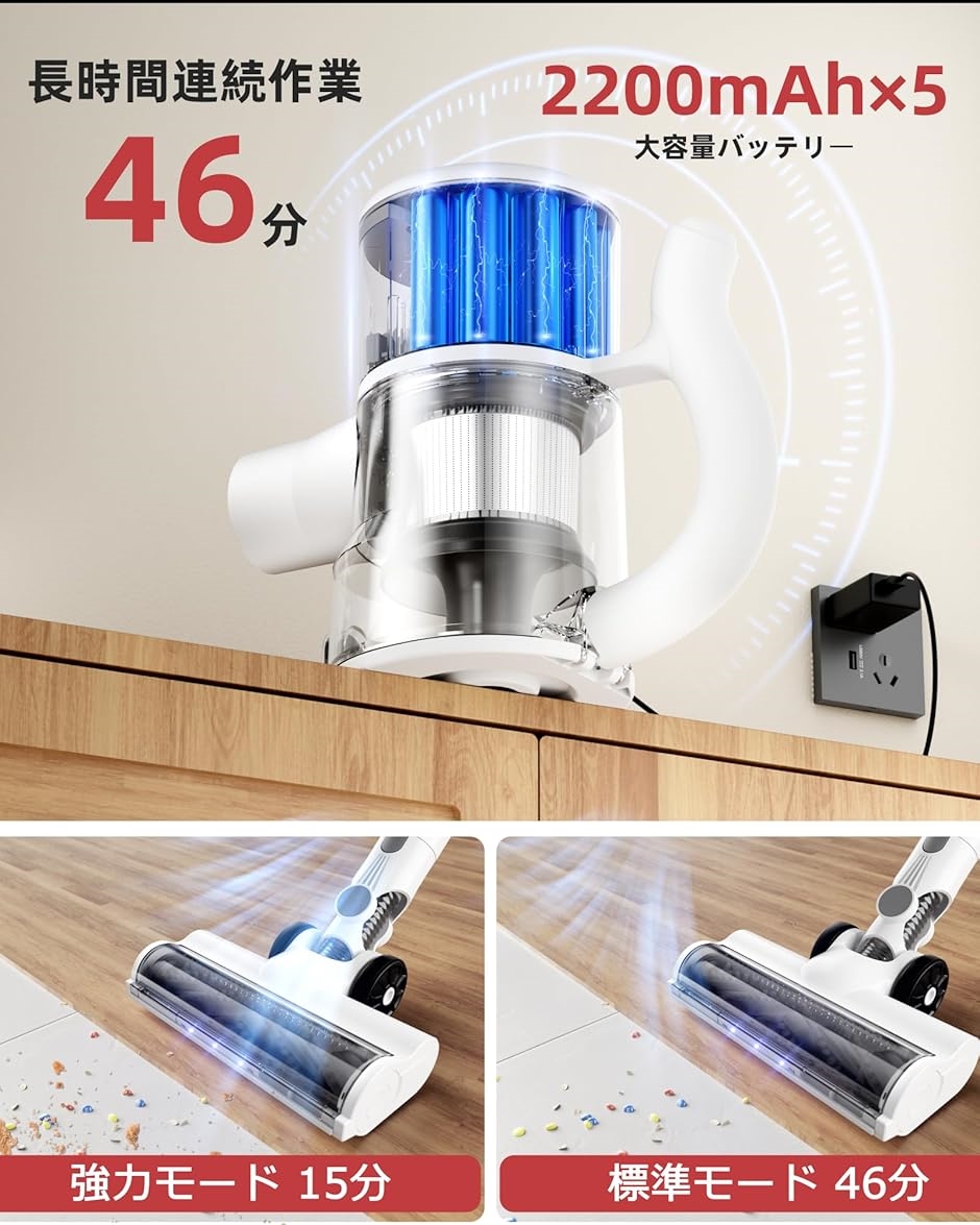 2025年最新掃除機 コードレス 強力吸引 33000Pa 定価16800円 Joyhouse クーポンで5,980円！2026最新型 掃除機 コードレス 25000