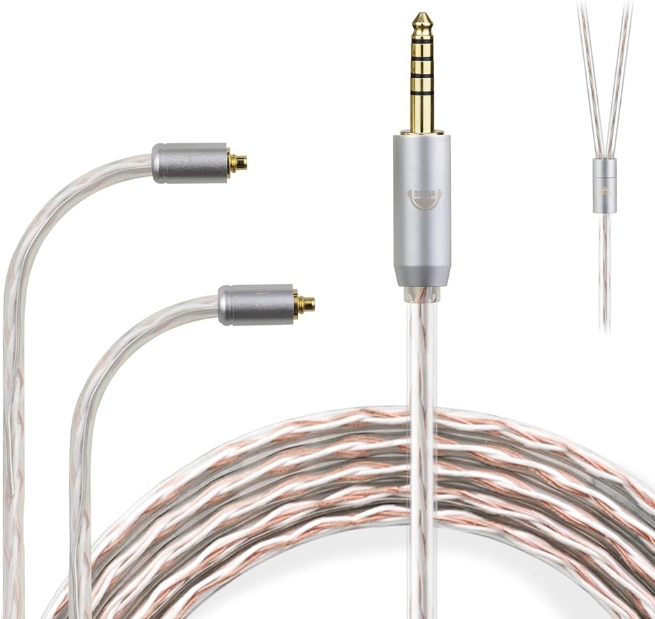 JBX ���P�[�u�� MMCX �C���z���P�[�u�� 4�c OFC SE�V���[�Y�p Shure�p( MMCX�R�l�N�^,  4.4mm)