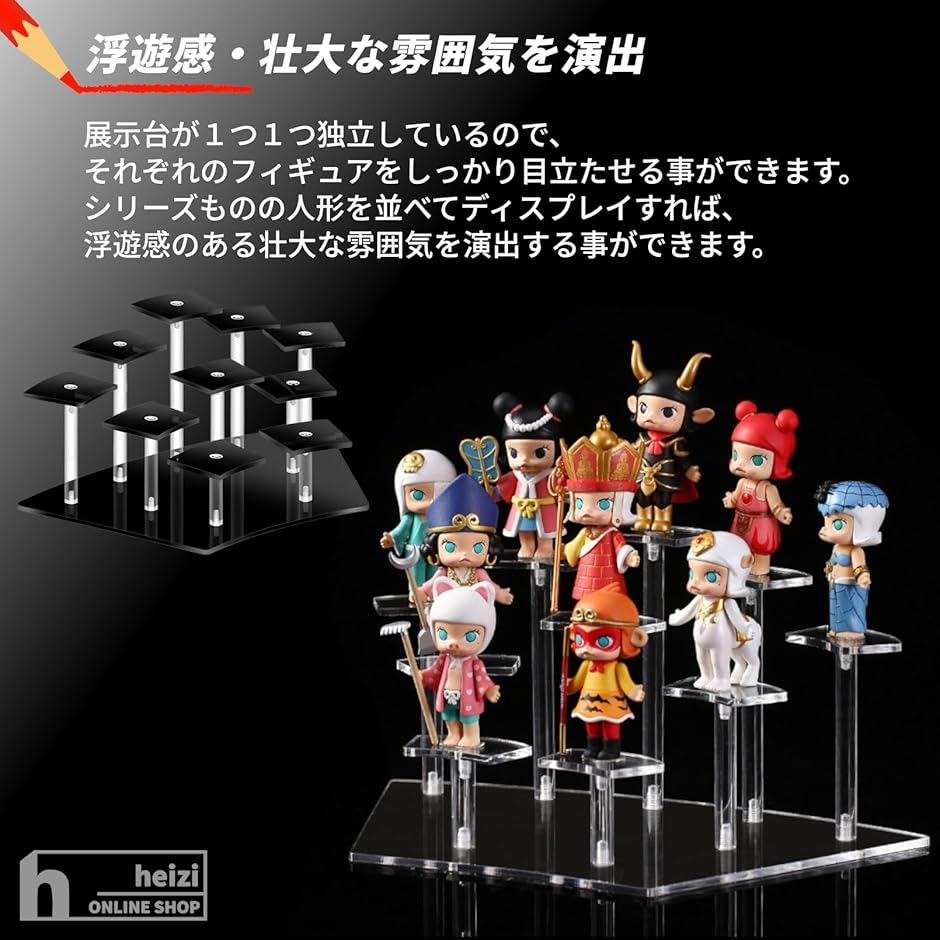 5段展示台 ディスプレイ シェルフ コレクション フィギュア