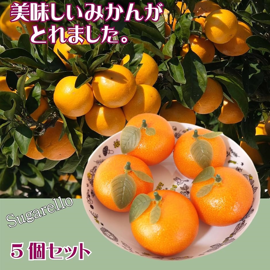 みかん 食品サンプル フェイクみかん 果物模型 フルーツ