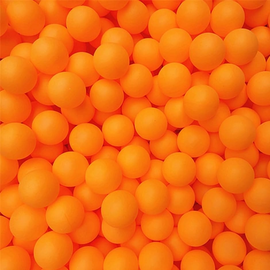 ピンポン玉 卓球 ボール 大容量 プラスチック 卓上 練習 50個セット( オレンジ)｜horikku