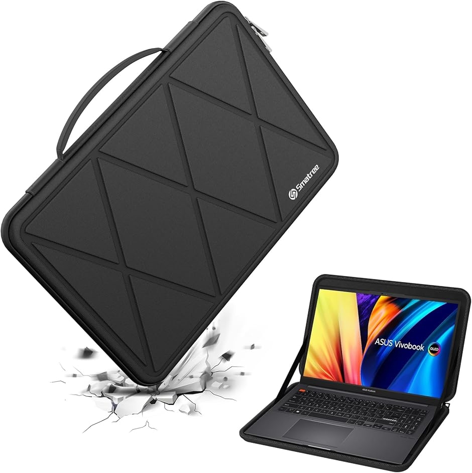 �y�݊��i�z �m�[�hEVA�ی�X���[�u�P�[�X 15.6�C���` ASUS �h�� MDM(Black,  For ASUS 15.6�C���`�iM82-1))