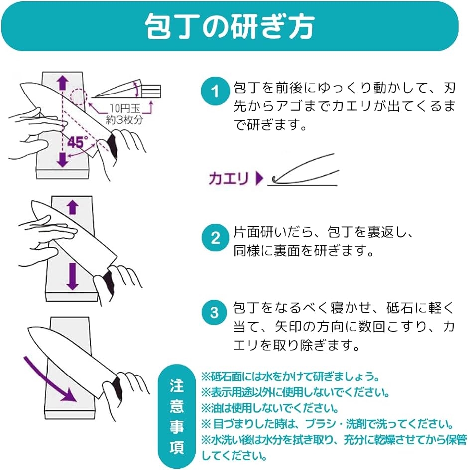 ダイヤモンド砥石 仕上げ 刃物 ダイヤプレート 手持ち 小型｜horikku｜04