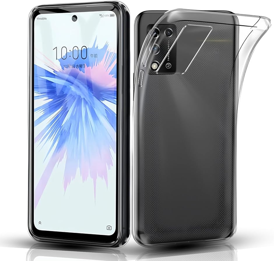 FOR ZTE Libero 5G ii �ϏՌ� �P�[�X �J�o�[ �N���A �y�� MDM(TPU-AZ-1273,  Y8P-JAC-JK602)