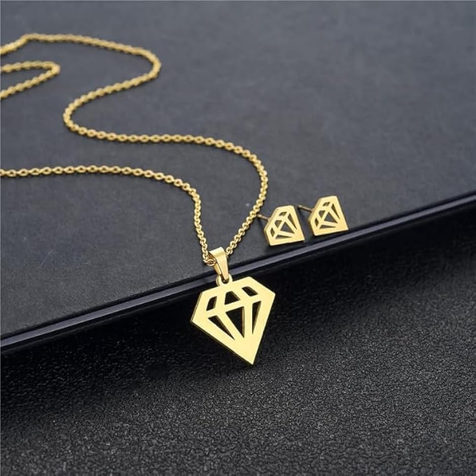 ピアス/ネックレス ダイヤ CARAT ゴールド 人気デザイン セブチ 可愛い 