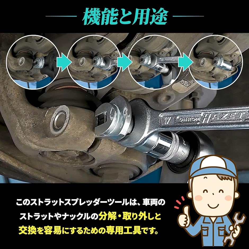 ストラット スプレッダー ツール ステアリング ナックル セパレーター