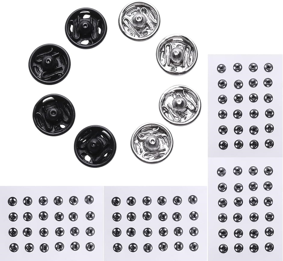スナップ ボタン 6mm ミニスナップ 手芸 ドール服 ドールメイキング