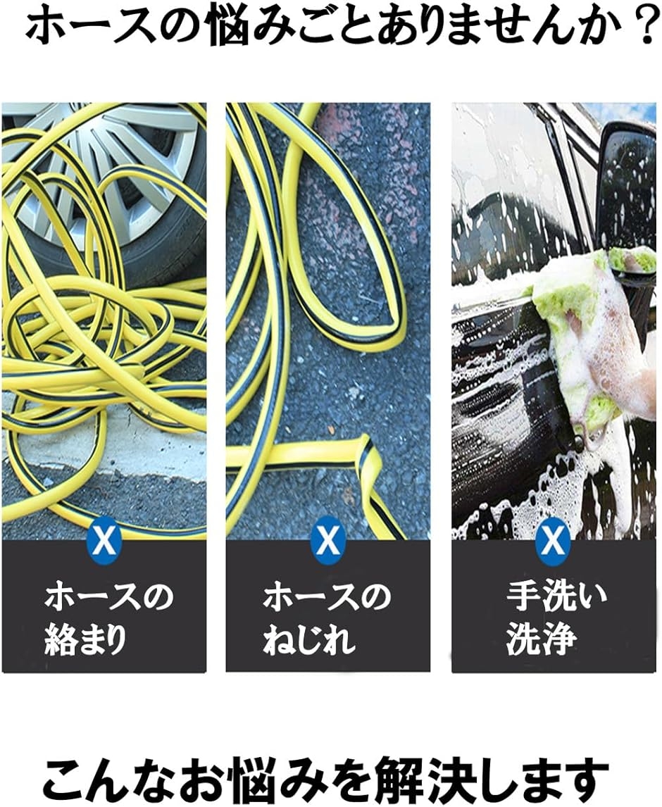 【Yahoo!ランキング1位入賞】伸びるホース...の詳細画像2