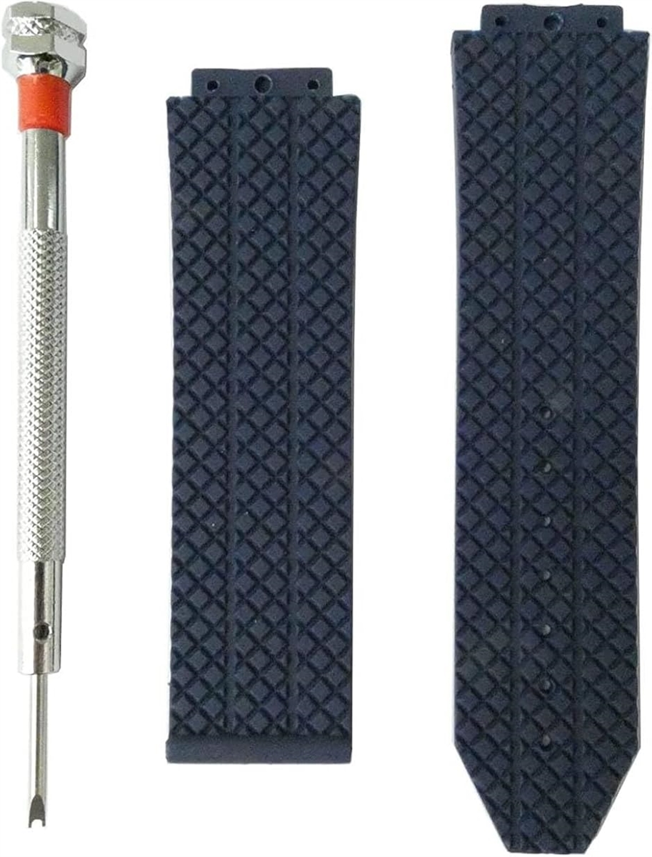 Yahoo! Yahoo!ショッピング(ヤフー ショッピング)【互換品】 互換品 ウブロ専用 ラバーベルト 24mm ウブロビッグバン ソフトシリコン 社外品 ゴム 非純正品 MDM（ブルー,  ワンサイズ）