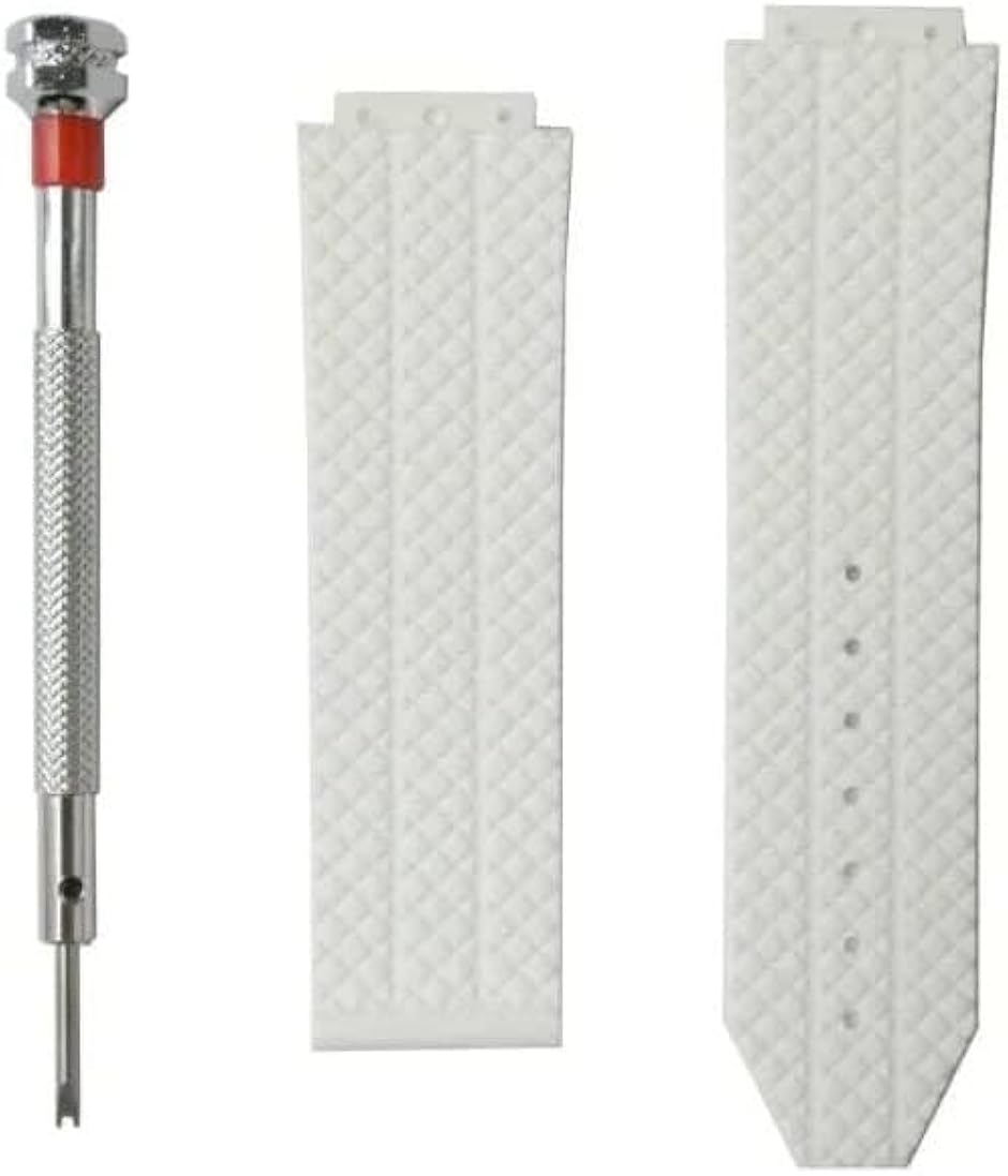 Yahoo! Yahoo!ショッピング(ヤフー ショッピング)【互換品】 互換品 ウブロ専用 ラバーベルト 24mm ウブロビッグバン ソフトシリコン 社外品 ゴム 非純正品 MDM（ホワイト,  ワンサイズ）