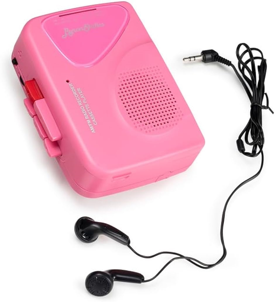 《ドライブセット》 ポータブルカセットプレイヤー FMトランスミッター FM/AMラジオ 内蔵マイク 外部スピーカー( ピンク)｜horikku｜04