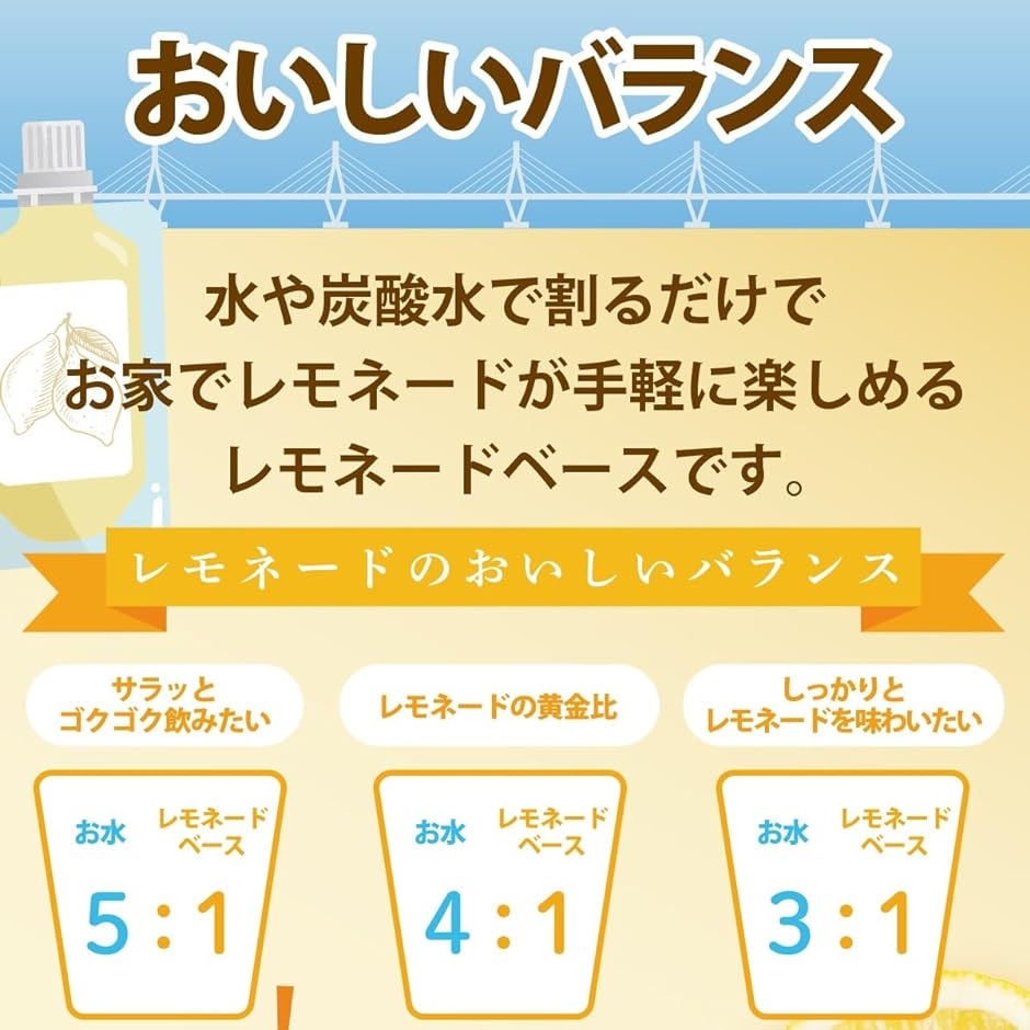 国産 レモネード 瀬戸内産 レモン 北海道産 てんさい糖 だけで仕上げた 希釈 スッキリ仕上げ １８０ml x( １８０ml x ３本)｜horikku｜07