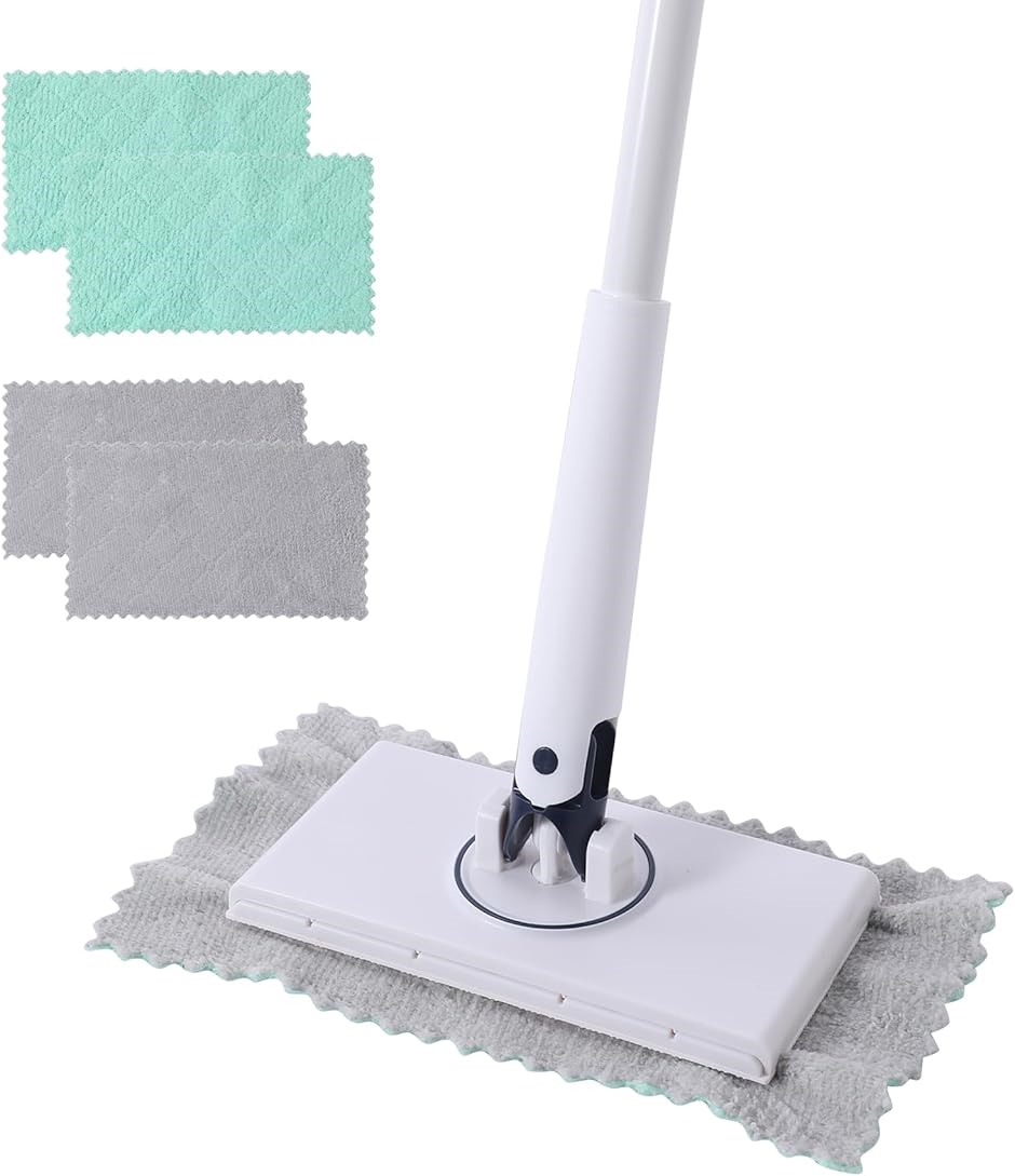 フロアワイパー 本体 タッチレスワイパー 1秒で取替済 自動で雑巾を