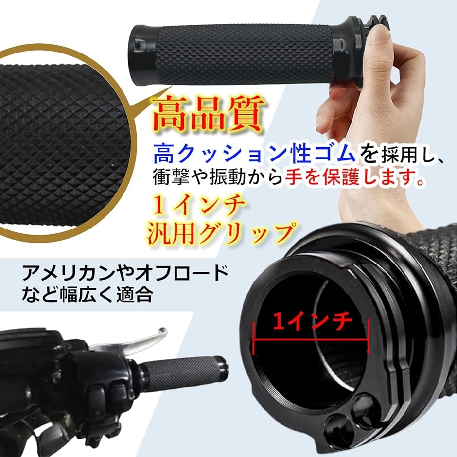 デイトナ(Daytona) PROGRIP(プログリップ) バイク用 グリップ ハンドル径φ22.2(オフロード)用 115mm