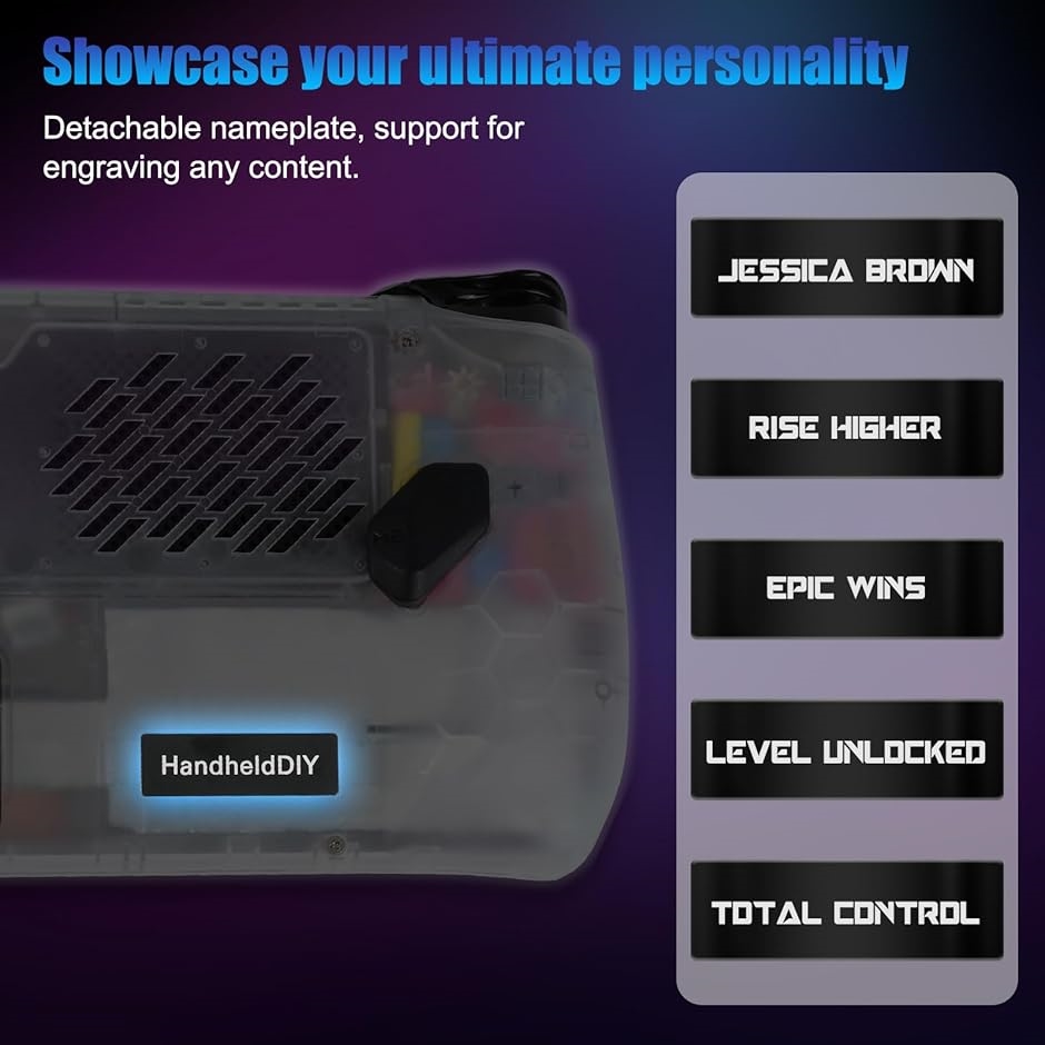 HandheldDIY Modcase for ROG Ally (半透明) 🔥Hot Sale🔥] Custom ROG Ally Modcase, Lower the Temperature