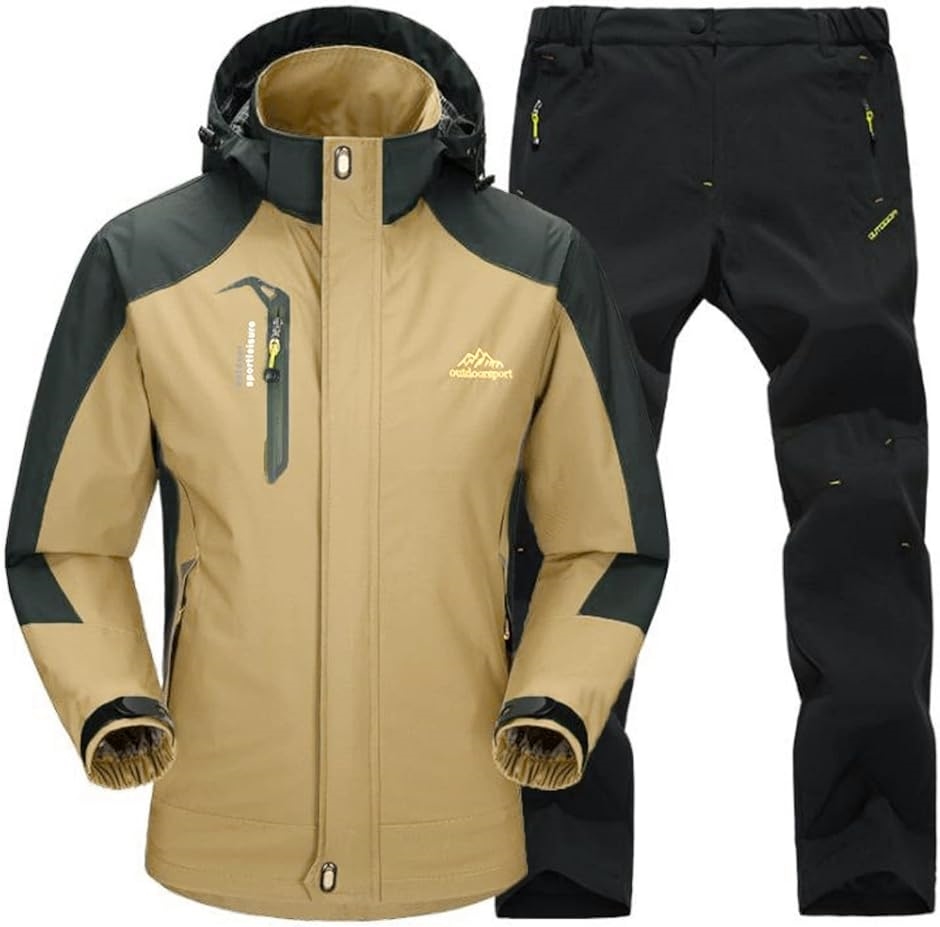 アウトドアジャケット 上下セット メンズ ウェア 登山服 釣り