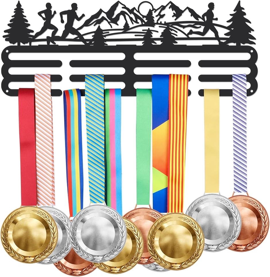 マラソンメダルホルダー ランキングメダルハンガー メダルフック メダルディスプレイハンガー メダルスタンド 壁掛け( ランキング)｜horikku