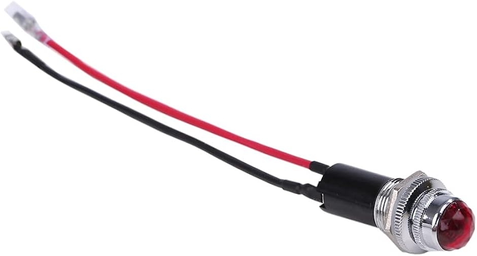 24V LED パイロット ランプ ダイヤカット 20個セット 16mm 16φ