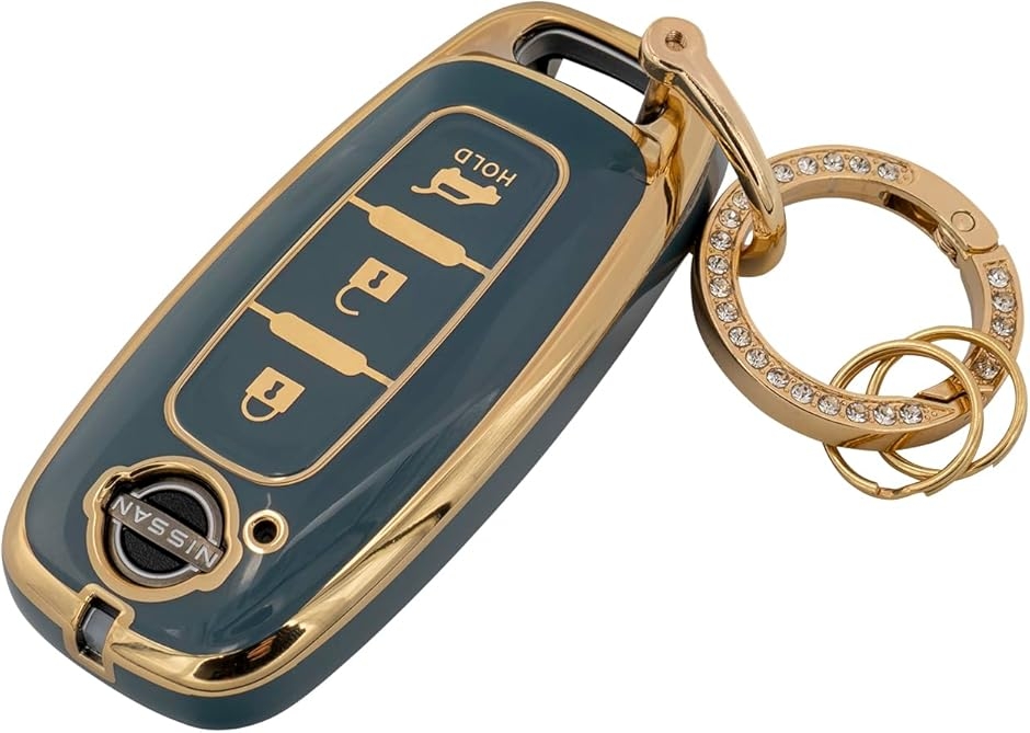 �L�[�P�[�X ���Y �G�N�X�g���C�� t33 �A���A b6 b9 �j�b�T�� NISSAN �Ή� �L�[�J�o�[ �C���e���W�F���g�L�[ (�O���[)