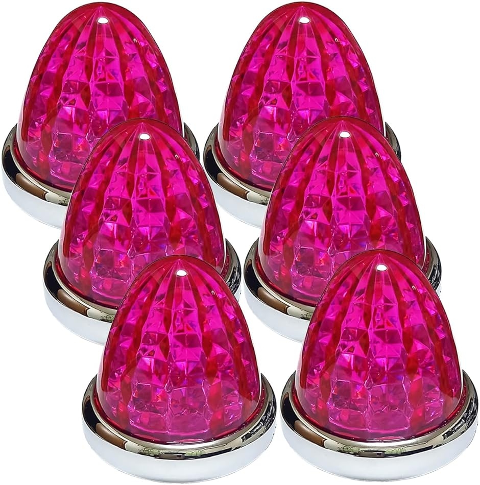 互換品】 24V トラック用 LED マーカーランプ サイド 8面クリスタル
