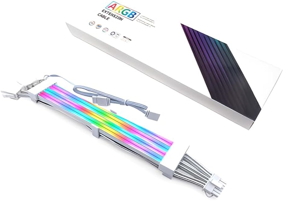 y݊izLED ARGB 5v 3pin X[uP[u P[u 30cm d Q[~O 12VHPWR 16pin 8pin
