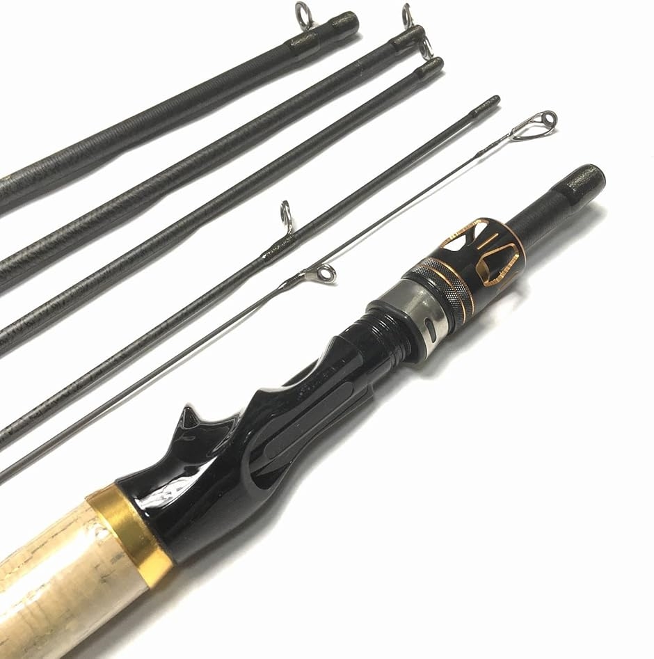 7ft 6ピースパックロッド　210cm ベイトロッド　トラベルロッド Amazon.co.jp: 7フィート スピニングパックロッド 6ピース(L