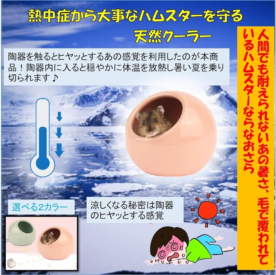 ハムスター 陶器ハウス 隠れ家 かわいいハウス おへや おうち ベッド