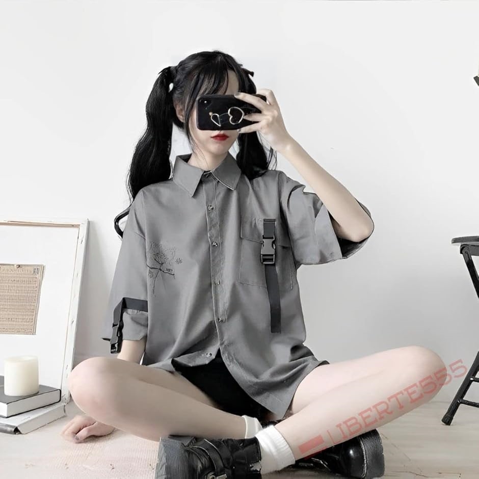 3点セット ショートパンツ 3点セット サブカル 量産型 ジュニア 水色