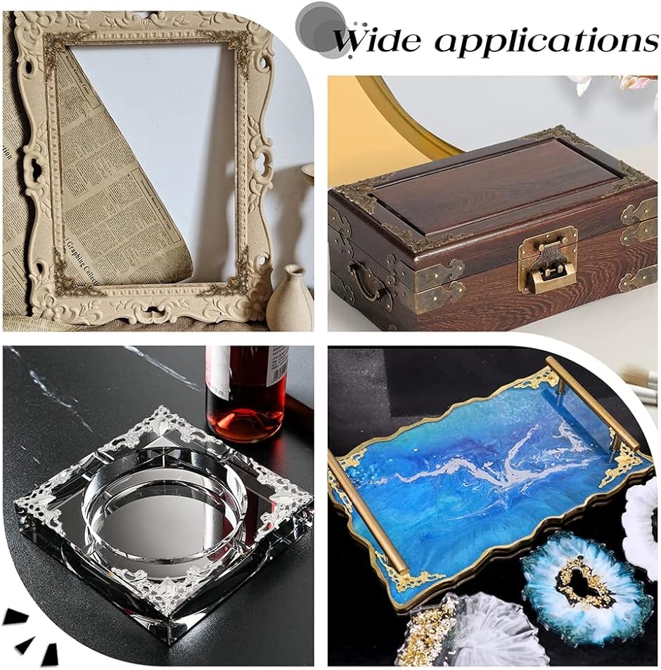 120枚入り コーナー金具 ボックスコーナー 装飾金具 4色 アンティーク