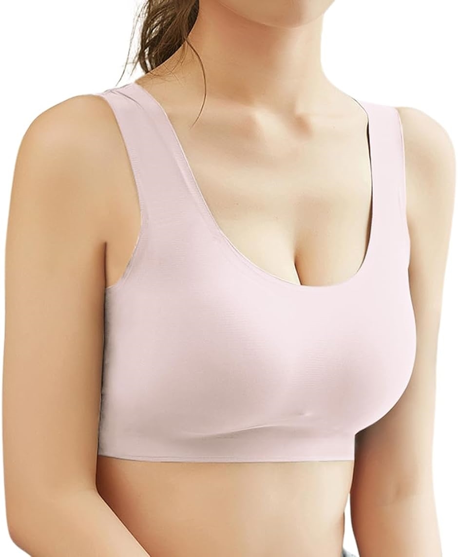 Yahoo! Yahoo!ショッピング(ヤフー ショッピング)プッシュアップブラ 女性用上着 ノンワイヤーブラジャー 副乳を受け取る 快適 脇高 楽ブラ レディース A8111（ ピンク,  L）