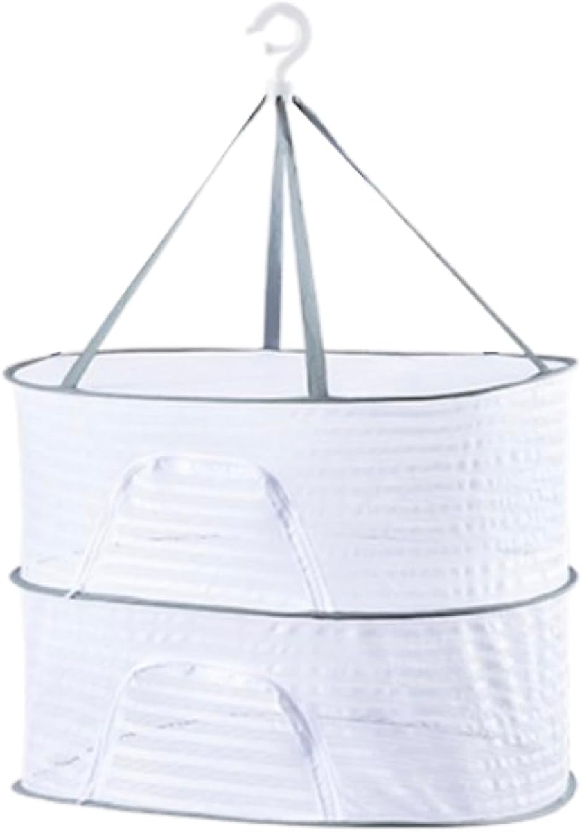 平干しネット 干物ネット 干し物 物干し 平置き 平ぼし 洗濯 ニット セーター 型崩れ 落下防止 干し野菜 (グレー,  2段)