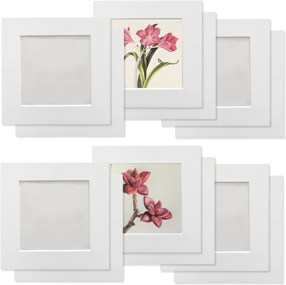 ペーパーフォトフレーム 展示用 写真フレーム 12個セット 8.8x8.8cm 紙