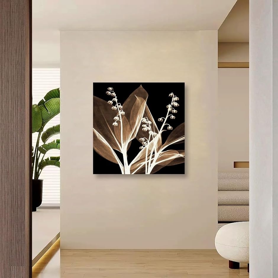 アートパネル 植物 ボタニカル W40cm H40cm アートフレーム 絵画