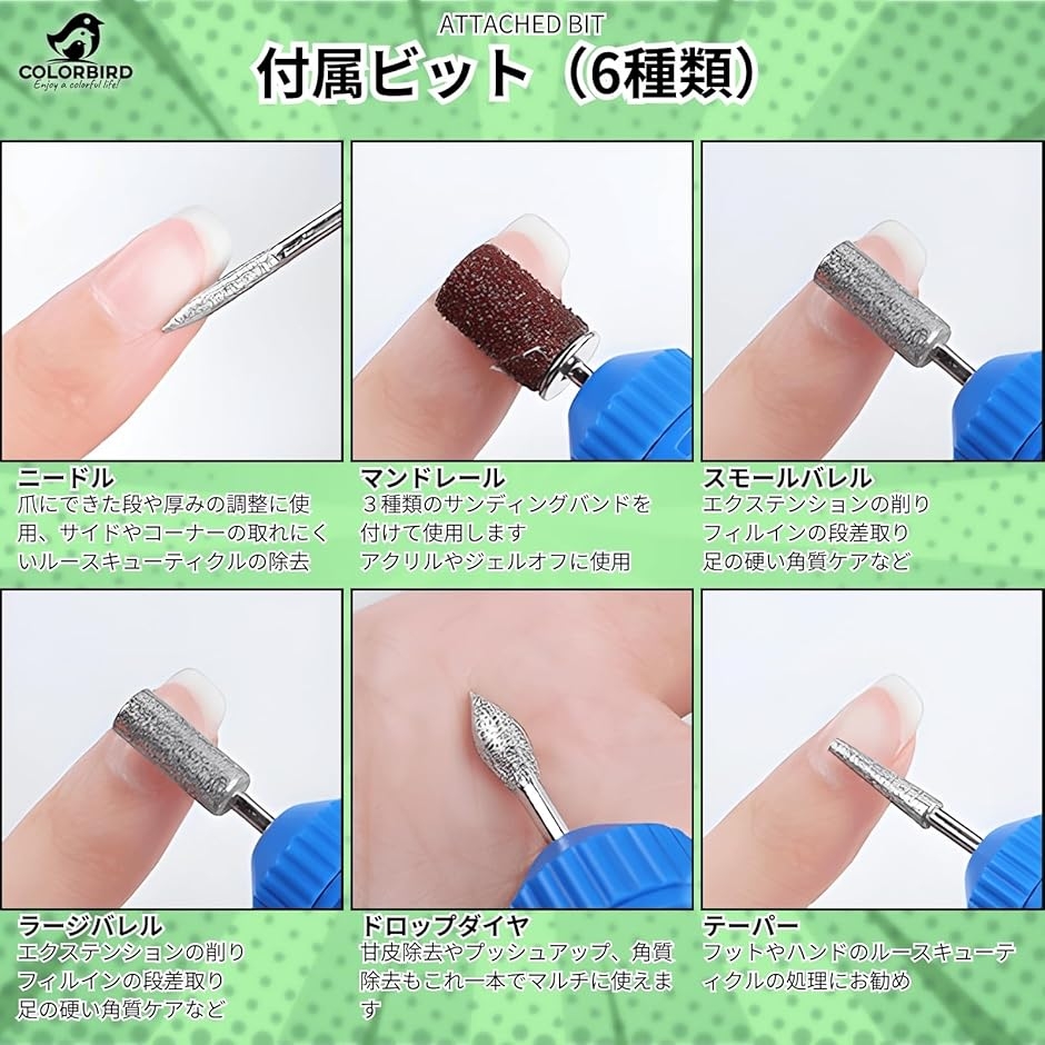 ネイルマシン 電動爪切り ネイルオフマシーン ネイルケア ネイル