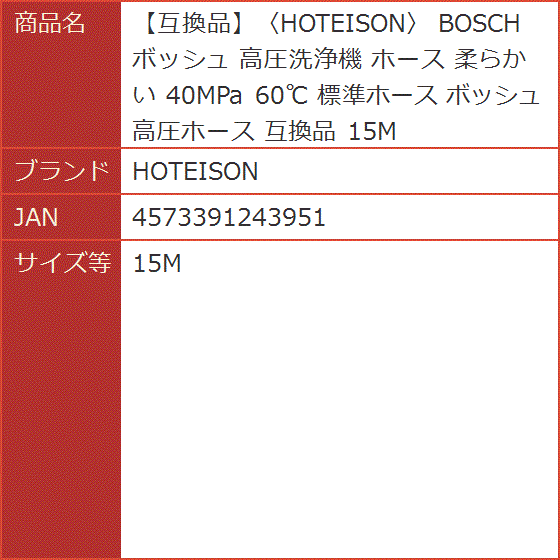 ボッシュ高圧洗浄機パーツの商品一覧 通販 - Yahoo!ショッピング