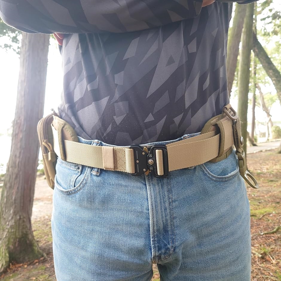 タクティカルベルト 7点セット ミリタリーベルト 軽量 サバゲー 職人