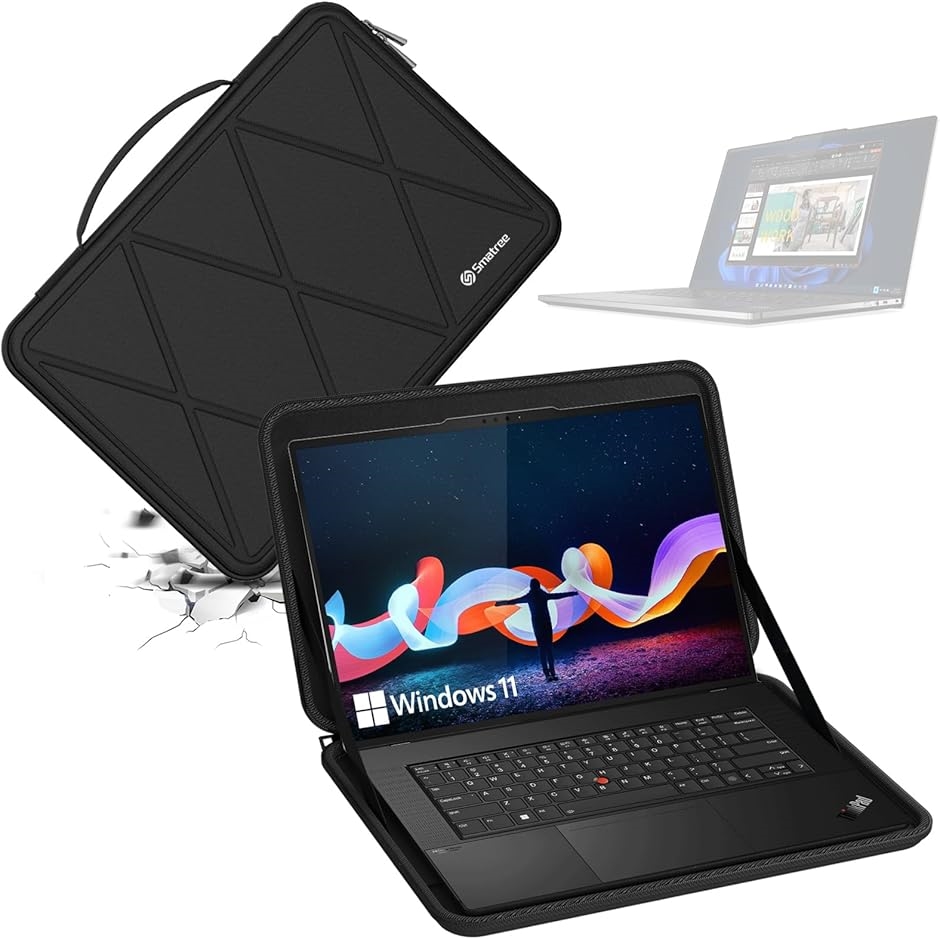 ハードEVA保護スリーブケース 16インチ Lenovo Z16 通勤 MDM( Black, For Lenovo 16インチ（M83）) :2BJWCNJY0U:スピード発送 ホリック