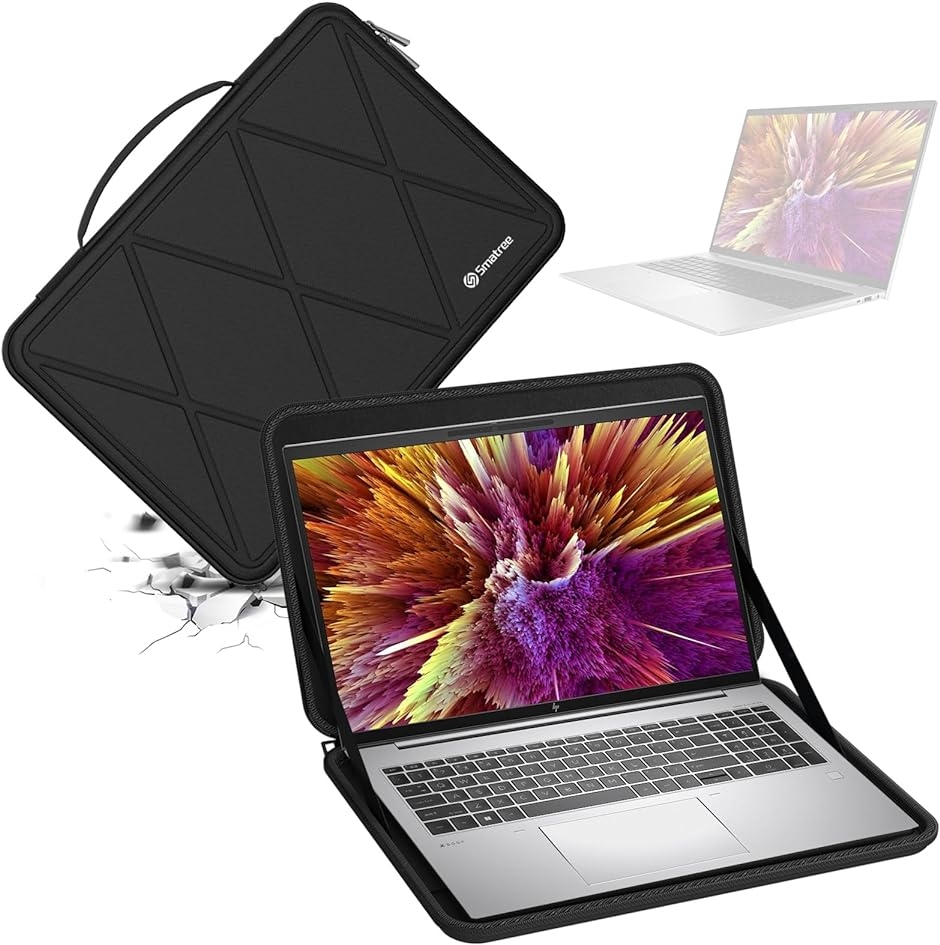 ハードEVA保護スリーブケース 16インチ HP ZBook Firefly MDM( Black,  For HP 16インチ（M91）)