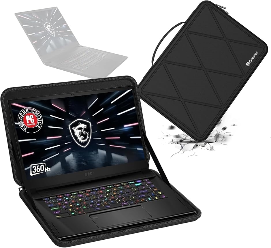 ハードEVA保護スリーブケース 15.6インチ MSI Stealth MDM( Black, For MSI 15.6インチ（M88）) :2BJWDTCSRQ:スピード発送 ホリック