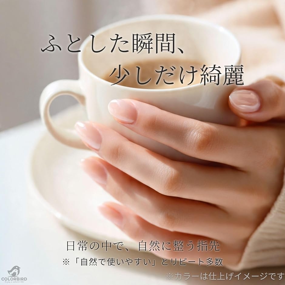ネイルチップ Silvella ショート 0.1mm超薄 クリア サンディング加工