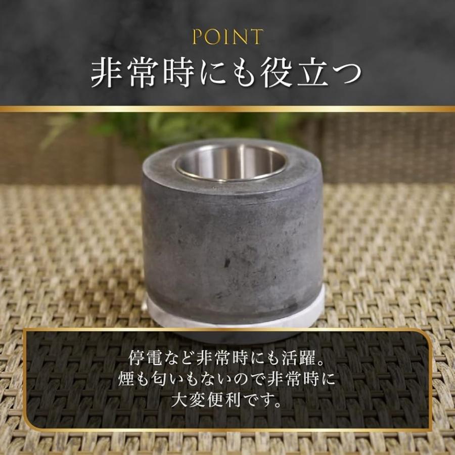 ポータブル アルコールランプ 焚火台( Grey)｜horikku｜05