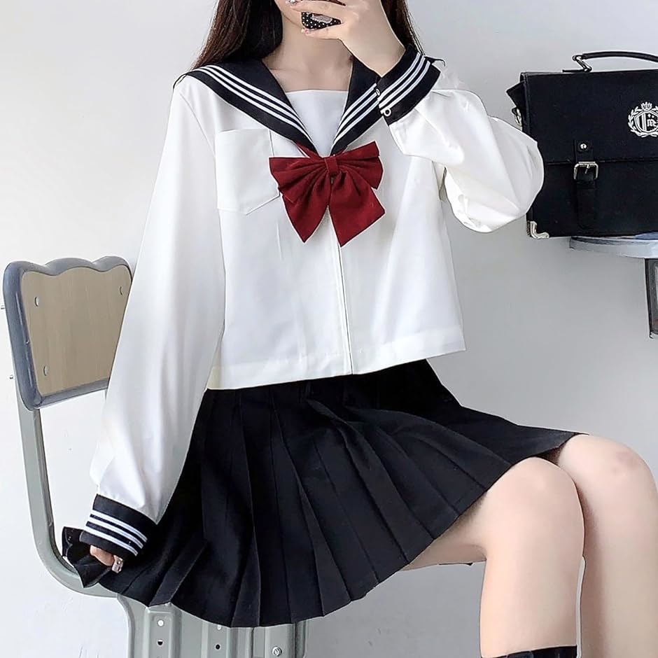 JKコスプレ 3点セット セーラー服 制服 女子高校生 コスチューム