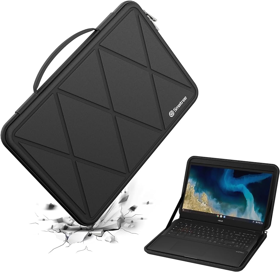 ハードEVA保護スリーブケース 15.6インチ ASUS Flip MDM( Black, For ASUS 15.6インチ（M85）) :2BJXQP6TJ4:スピード発送 ホリック