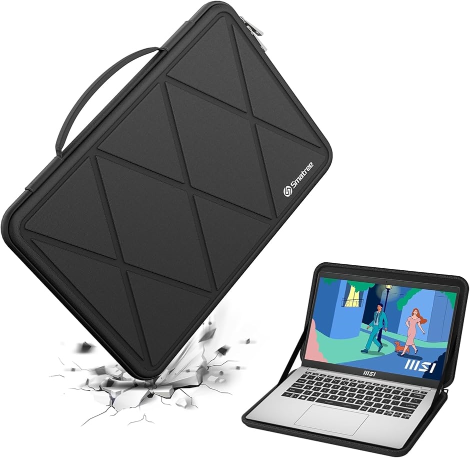 y݊iz dEVAیX[uP[X 14C` MSI Modern M85 MDM(Black,  For MSI 14C`iM85j)