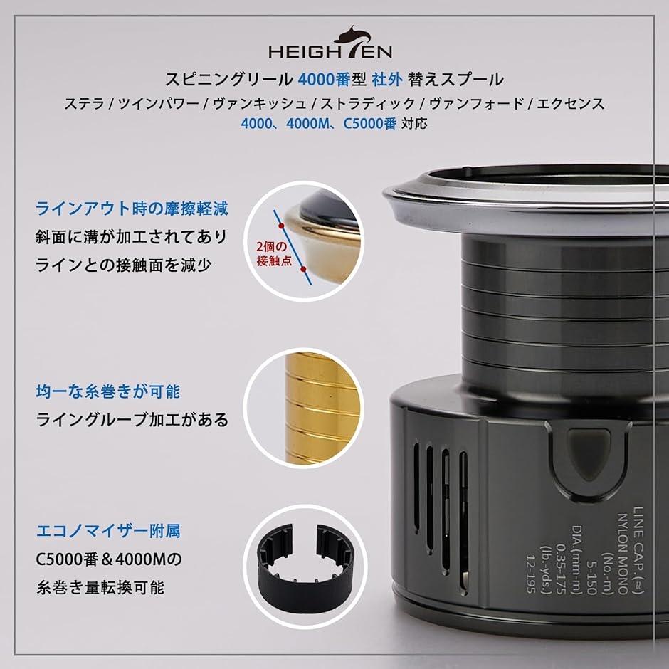 リール スプール 替えスプール 4000番から5000番対応 773 MDM