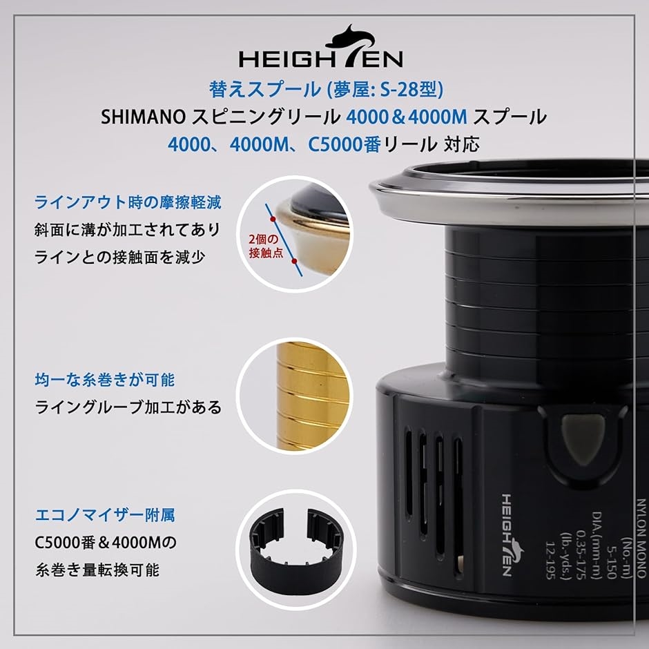 夢屋スプール 4000（フィッシングリール）の商品一覧｜釣り