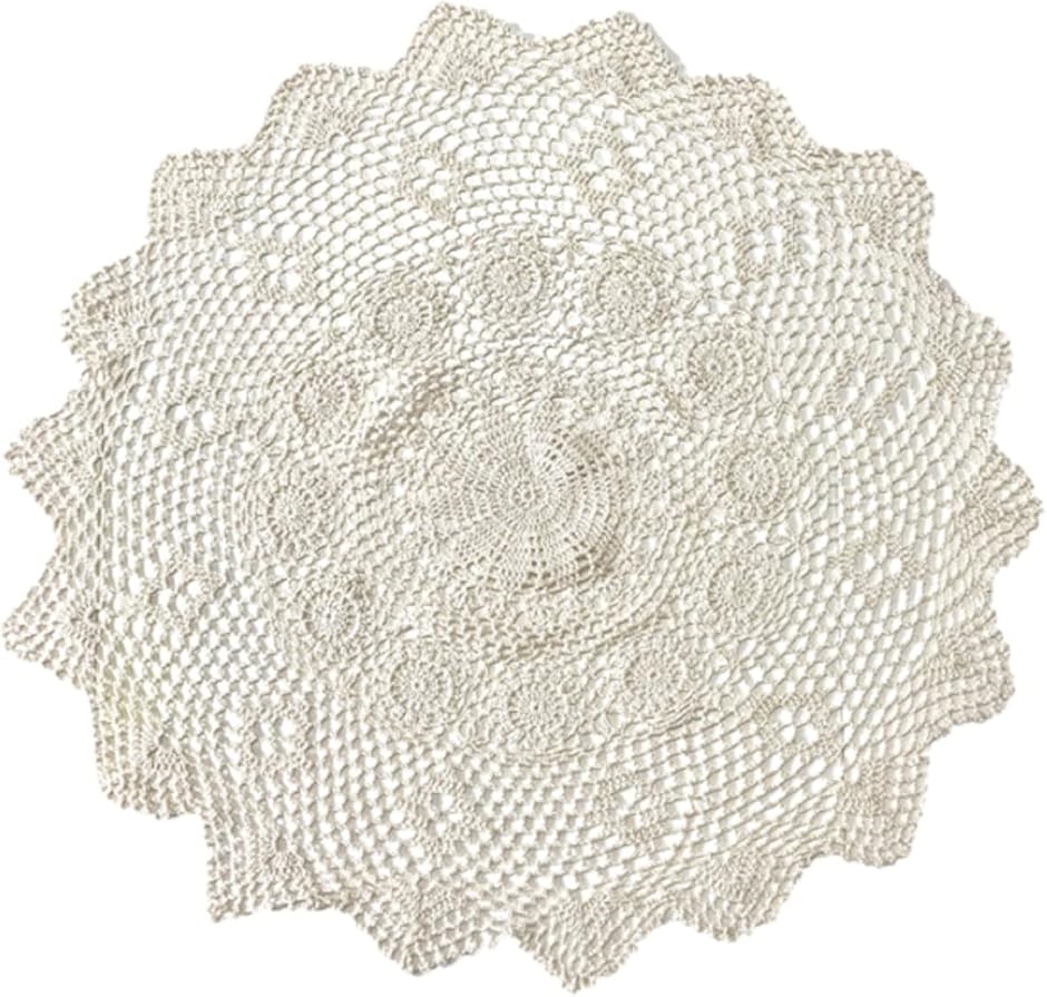 milkcat 手編みレース アフタヌーンティー レトロ ランチョンマット