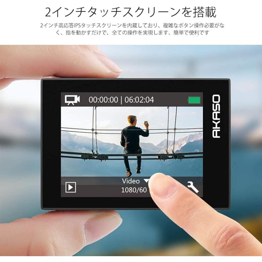 EK7000 Pro 4K アクションカメラ 64GBメモリカード 2000万画素( EK7000 PRO,  メモリーカードつき)｜horikku｜02