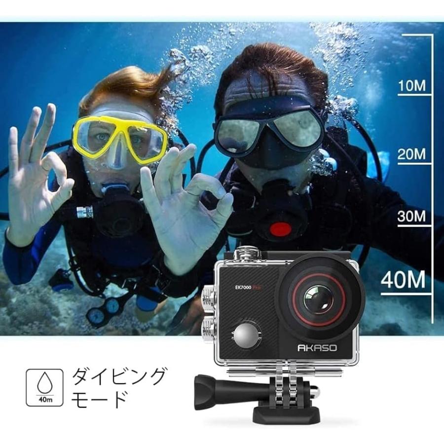 EK7000 Pro 4K アクションカメラ 64GBメモリカード 2000万画素( EK7000 PRO,  メモリーカードつき)｜horikku｜05